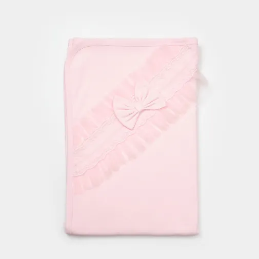 Bibaby Kız Battaniye Flower Pembe