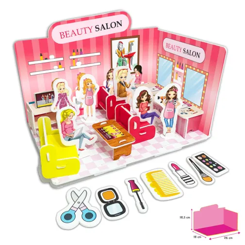 Akar Moods Güzellik Salonu 3D Maket Güzellik Salonu