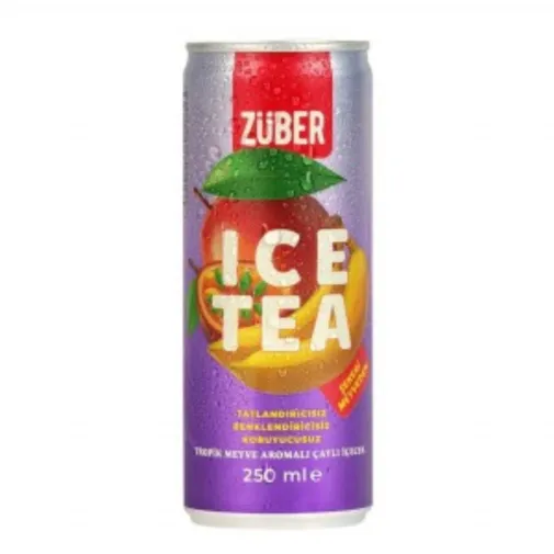 Züber Ice Tea Tropik Meyve Aromalı 250Ml