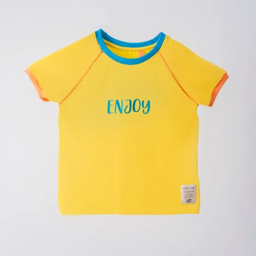 Moi Noi T-Shirt Enjoy Sarı