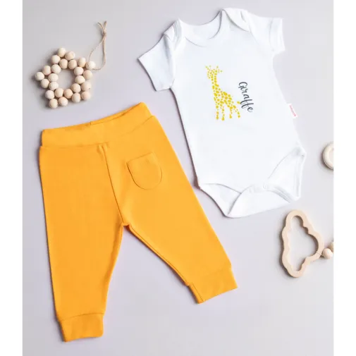 Tiffany Unisex 2Li Takım Giraffe Theme