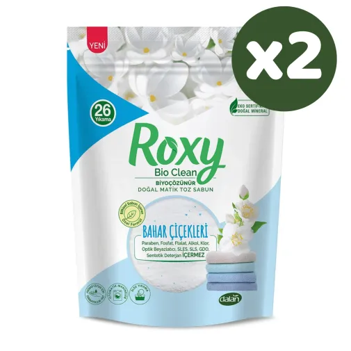 Dalan Roxy Matik Toz Sabun Bahar Çiçekleri 800 Gr X 2 Adet | Babymall