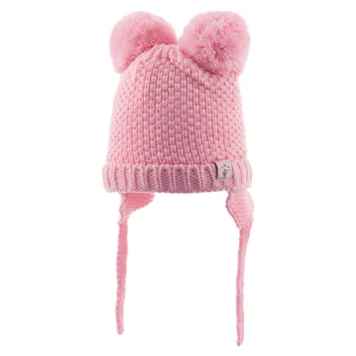 Kitti Kız Bere Kulaklı Açık Pembe 0-18 Ay Asortili Açık Pembe