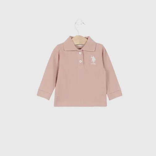 U.s. Polo Kız Sweatshirt Açık Rose