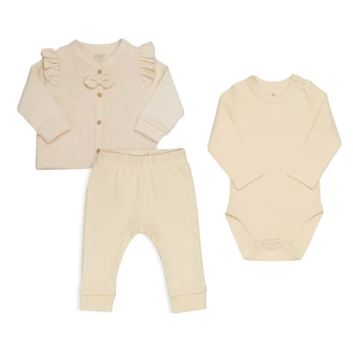 Bistyle 3Lü Takım Princess Ekru