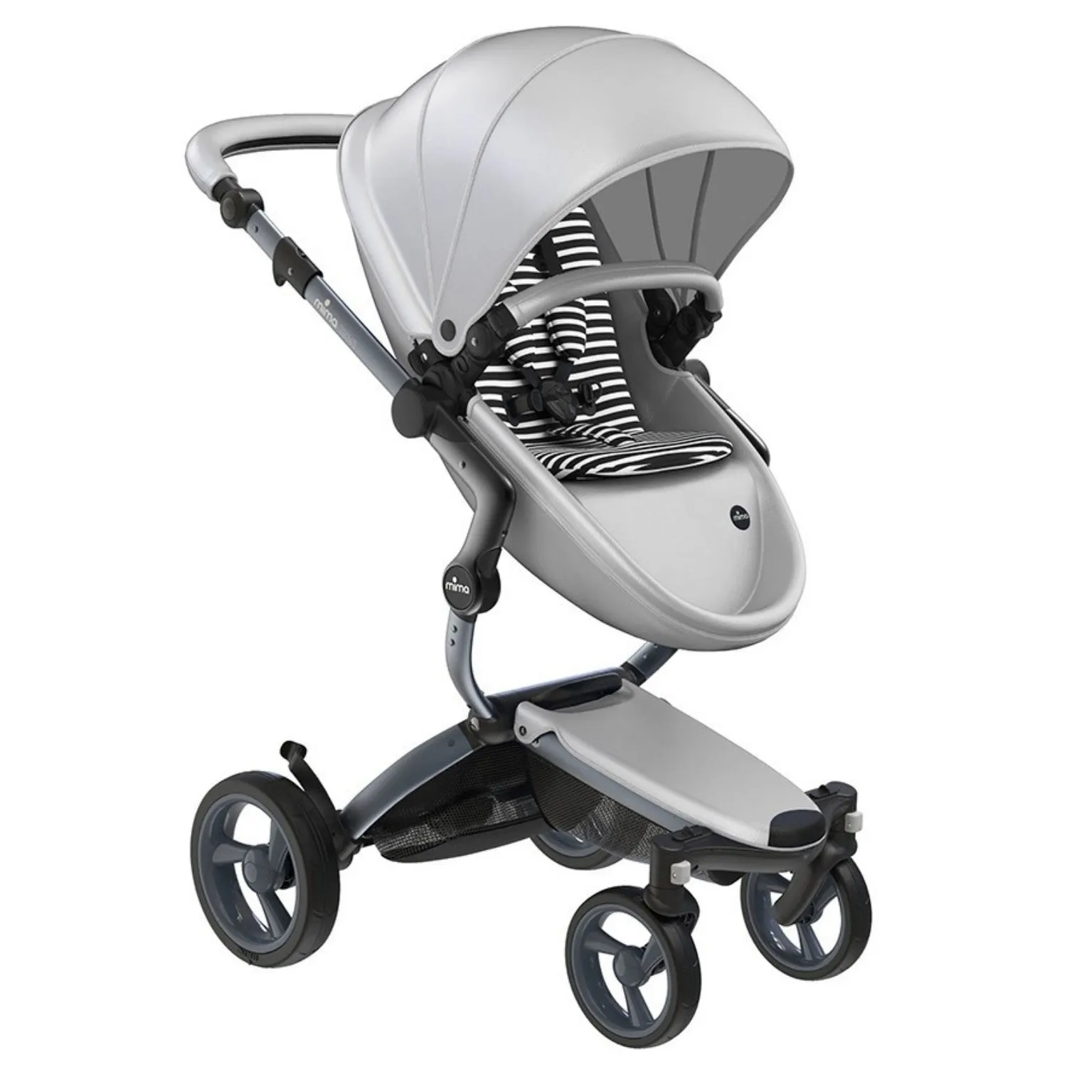 Mima Xari Set Graphite Grey-Argento-Black White | Babymall